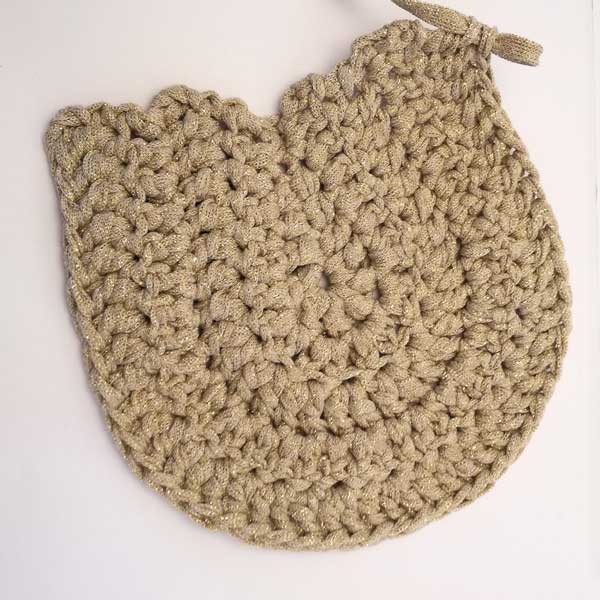 Sac en crochet outlet rond